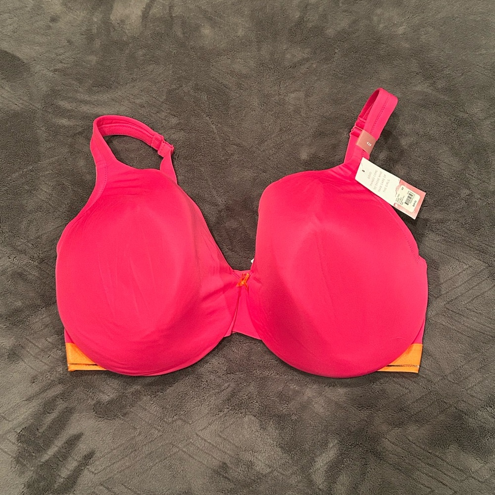 Cacique Vibrant Pink and Orange Bra